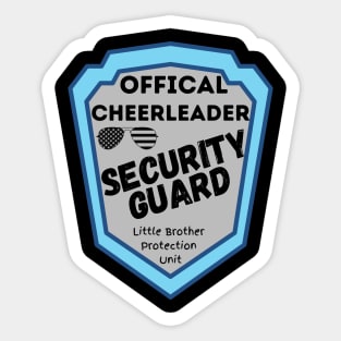 Cheer Brother security Sticker